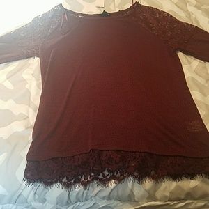 Maroon Joe Boxer Top